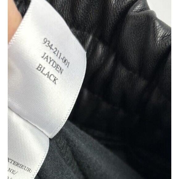 Rails Jayden Vegan Leather Elastic Waist High Rise Pants Womens Size Medium M - Picture 11 of 14